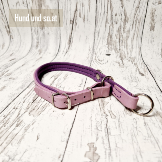 Lederhalsband Flieder Lila