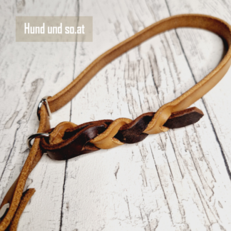 Retriever Halsband Leder Cognac Braun