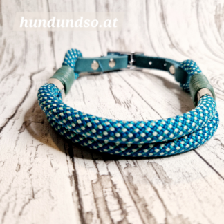 Hundehalsband Seil Elite Petrol