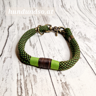 Hundehalsband_Seil_Caterpillar_Olive