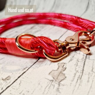 Hundehalsband Seil Wave Pink