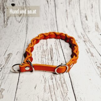 Halsband Retriever Leder Orange